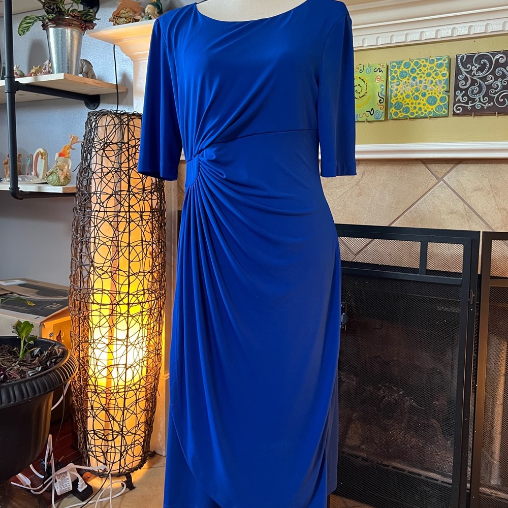 Connected Apparel Blue Dress Size 12